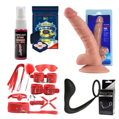 GENERICO - Kit Homosexu@l 14 Piez Bondage Juguete Sexu@l Parejas