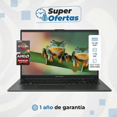 ASUS - Portátil Vivobook Go 15  AMD Ryzen™ 5 7520U 16GB 1TB