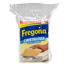 FREGONA - Esponja Cristaloza 3 x 2