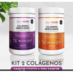 VITASEI - KIT COLÁGENO HIDROLIZADO SIN SABOR + COCO