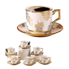 MULTIPLACE COLOMBIA - Set De Pocillos Dorados Para Cafe Tinto X 12 Piezas 150 Cc Importados