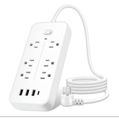 GENERICO - Cargador Pared Ultradegado Puertos Power Strip Usb Tipo C