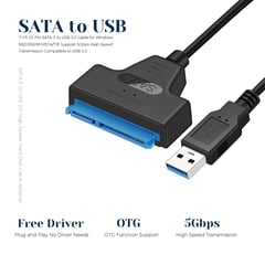 GENERICO - Cable Lector Disco Sata A Usb 3.0