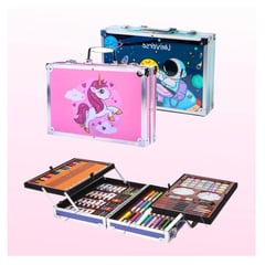 TV NOVEDADES - Set De Artes Profesional Para Niños Kit De Pintura 145 Pcs