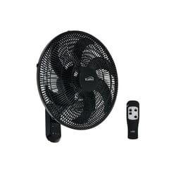 KALLEY - Ventilador De Pared Con Control Remoto Negro 18 K-VPN