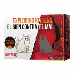 ASMODEE - Exploding Kittens El Bien Contra El Mal Español