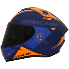 SPARTAN - CASCO MOTO DRAKEN CERTIFICADO TYPE AZUL MATE TALLA M