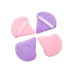 MIIS COSMETICS - Set x 4 Borlas Puff Esponjas Maquillaje Beauty Pro