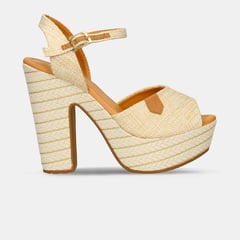 BATA - Sandalias Beige Indira Mujer