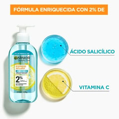 GARNIER - Gel Limpiador Anti-Imperfecciones Express Aclara 200 ML