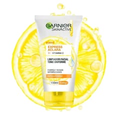 GARNIER - Gel Limpiador Facial Tono Uniforme Vitamina C 150ml