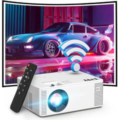 AMERICAN GENERICS - Proyector TMY con WiFi y Bluetooth - Resolución nativa 1080P