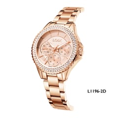 LOIX - Reloj mujer L1196-2 oro rosa con tablero oro rosa