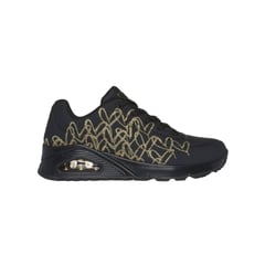 SKECHERS - Tenis Street Uno Golden Heart Para Mujer Color Negro