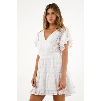 TENNIS - Vestido corto blanco para mujer