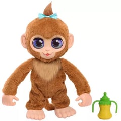 LITTLE LIVE PETS - Peluche Mono Interactivo Fur Real Peanut