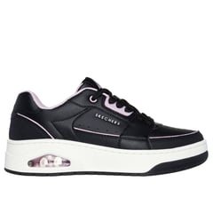 SKECHERS - Tenis Uno Court Para Mujer Color Negro & Rosado