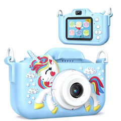 DANKI - Camara Digital Unicornio 32GB Juguete Niños Multifuncional