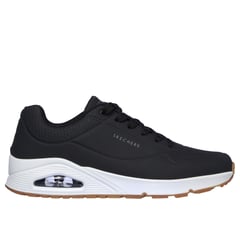 SKECHERS - Tenis Uno Stand On Air Para Hombre Color Negro y Blanco