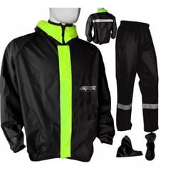 GENERICO - Impermeable Siliconado 3 Piezas Moto/bici Stronger