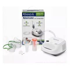 HOME LIFE - Nebulizador Adulto Pediatrico De Compresor Homelife An-832