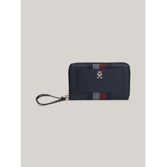 TOMMY HILFIGER - Billetera blanca con asa de mano