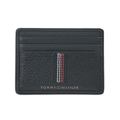 TOMMY HILFIGER - Tarjetero blanco de Cuero