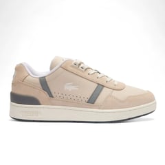 LACOSTE - Zapatilla Hombre T-clip 47SMA0067 Color Beige