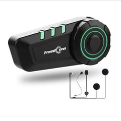 FREEDCONN - Intercomunicador X2 Motocicleta Bluetooth Headset Ky Casco