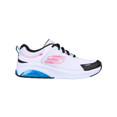 SKECHERS - Tenis HOTMEIT OVERLAY- Blanco Multicolor para Mujer