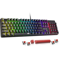 REDRAGON - Teclado Gamer Sindri k671 Switch Rojos Led Rgb