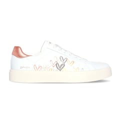 SKECHERS - TENIS BLANCO PARA MUJER SK EDEN LX GLEAMING HEARTS WHITE