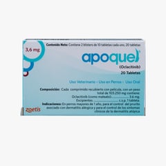 ZOETIS - Apoquel 3 6mg Perros 20 Comprimidos