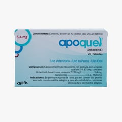 ZOETIS - Apoquel 5 4mg Perros 20 Comprimidos