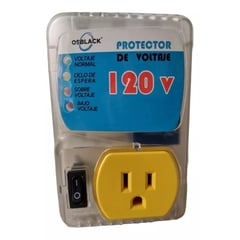 OSBLACK - Protector Voltaje Regulador 120v Protege Electrodomésticos