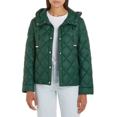 TOMMY HILFIGER - Chaqueta verde Classics con acolchado a rombos