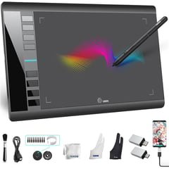 GENERICO - Tableta Gráfica Digitalizadora Ugee M708 Android PC + Full Accesorios