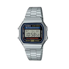 CASIO - Reloj Unisex Modelo A168WA-1W Diseño clásico.