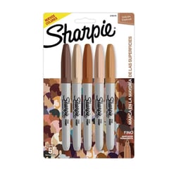 SHARPIE - Marcadores Punta Fina Fine Retratos x5 ed Especial