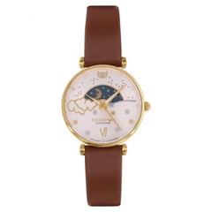 TEMPUS - Reloj Para Mujer Marca Color Cafe /bicel dorado 1064-03