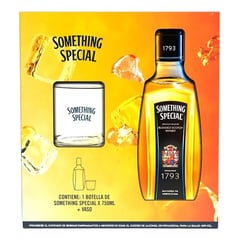 NACIONAL - Estuche De Whisky Something Special 750 mL + vaso