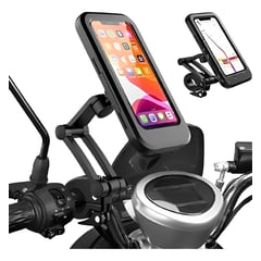 SEISA - Soporte Universal Teléfono Cel Impermeable Moto Bici 360° GPS