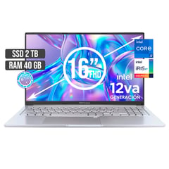 ASUS - PORTATIL VIVOBOOK INTEL CORE I7-12700H SSD 2TB RAM 40GB LED 16 FULL HD