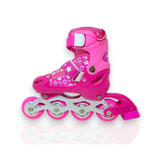 NOOR - PATINES PARA NIÑAS CON LUCES TALLA M 35-38 AJUSTABLE