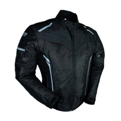 SMART BIKERS - CHAQUETA DE PROTECCION SM RACEWEAR MESHTEC VENTILADA NEGRA M