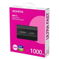 ADATA - Disco solido Ssd Sd810 1 Tb Black Tipo C