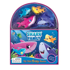 JUGANDO Y EDUCANDO - Libro Para Niños Y Juego 2 En 1 Figuras Tiburones Para Niños