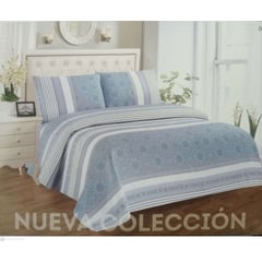 CASA LUNA - Juego De Sabanas Cama Doble 21cm - Casa azul