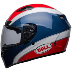 BELL - CASCO QUALIFIER DLX MIPS CLASSIC AZUL ROJO BRILLO TLL L