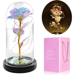 MOON LAMP - LAMPARA ROSA EN CRISTAL ILUMINADA REGALO